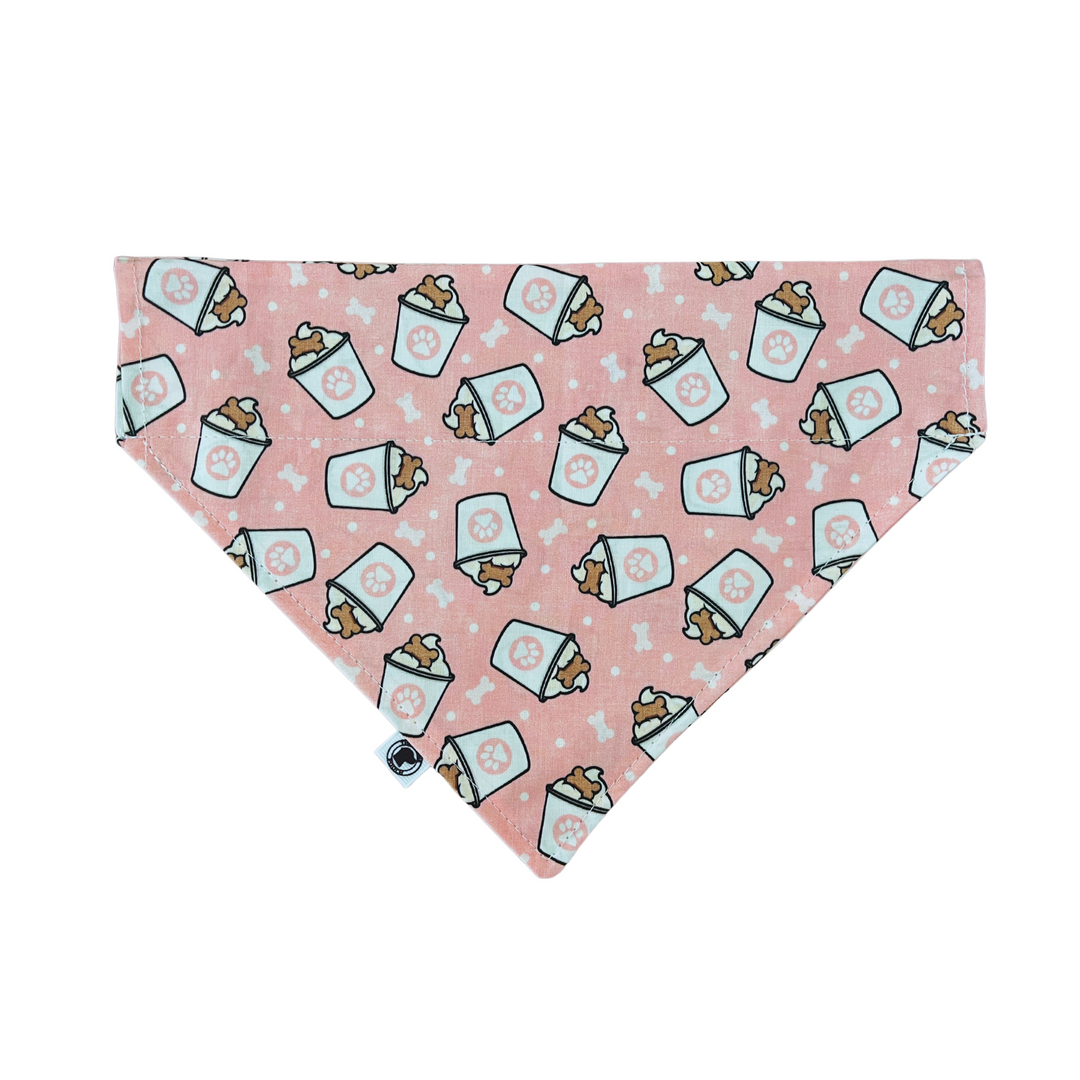 Pink Pupcup Bandana