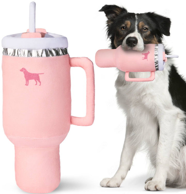 PUPROAR Tumbler Plush Squeaker Dog Toy