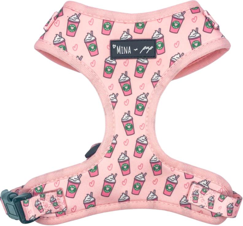 Pink Pupshake Adjustable Harness