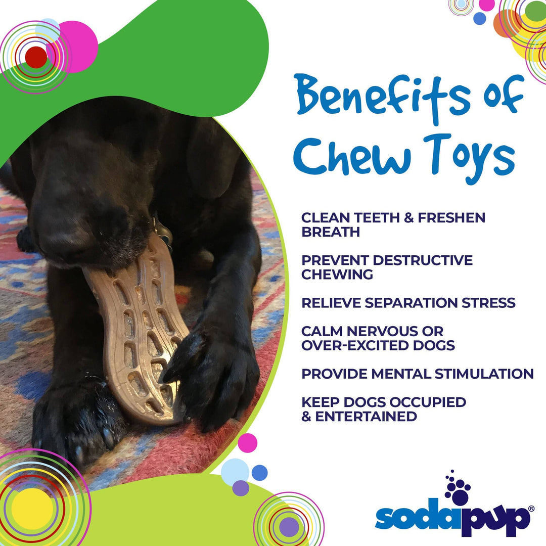 Nylon Peanut Chew Toy - Medium/Large - Brown