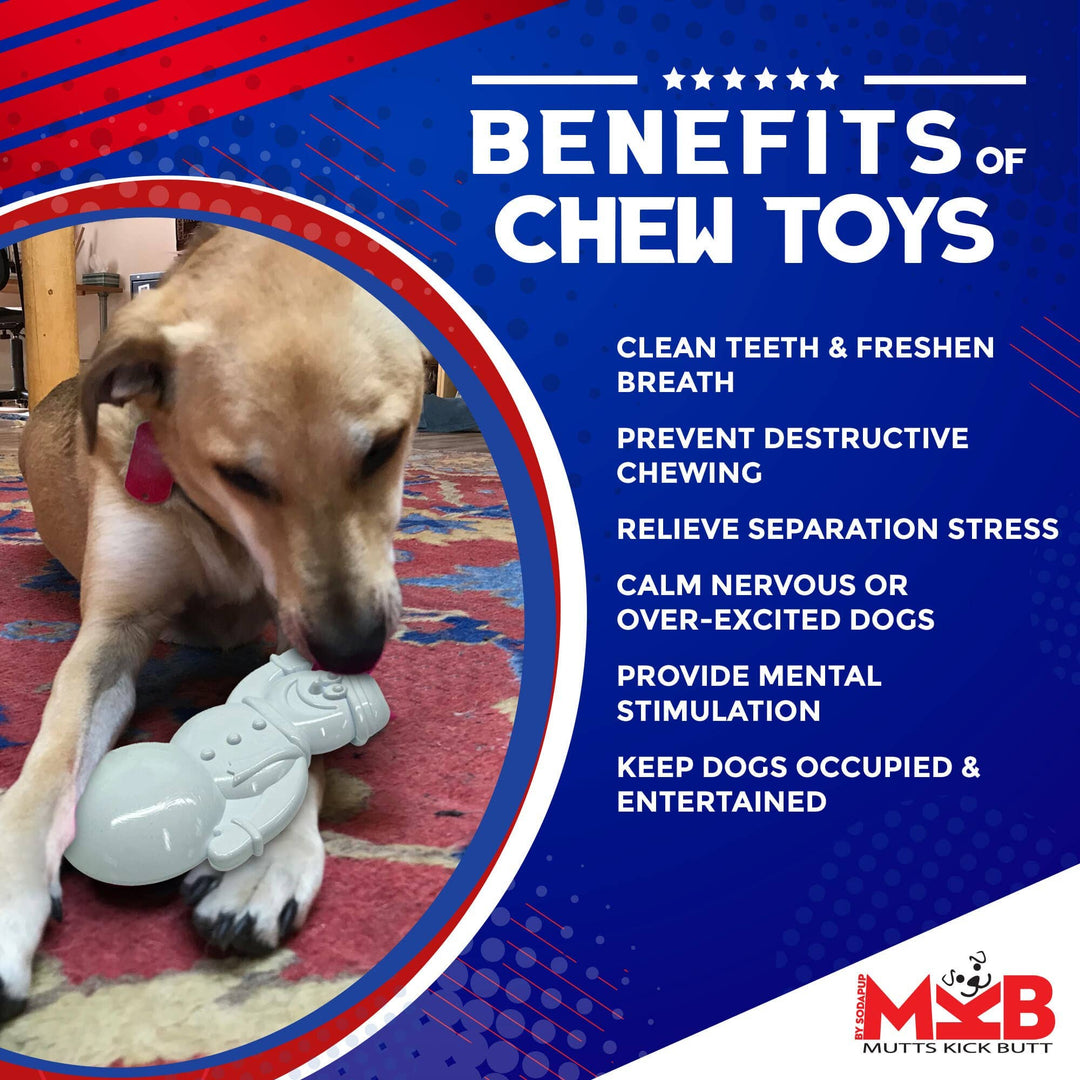 Snowman Ultra Durable Nylon Dog Chew