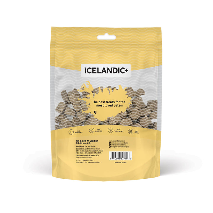 Icelandic+ Cod & Herring Combo Bites Fish Dog Treat 3.0-oz