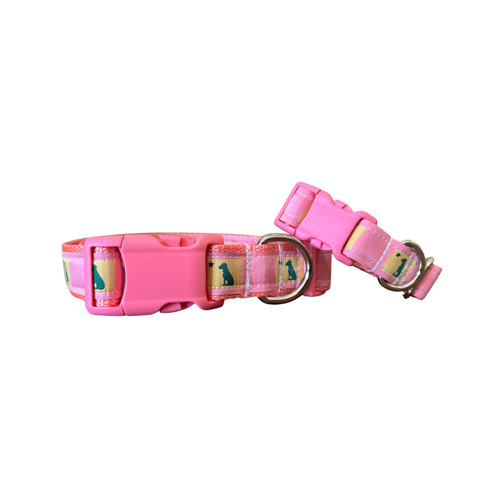Dog 1901 Maine Flag Collar - Pink