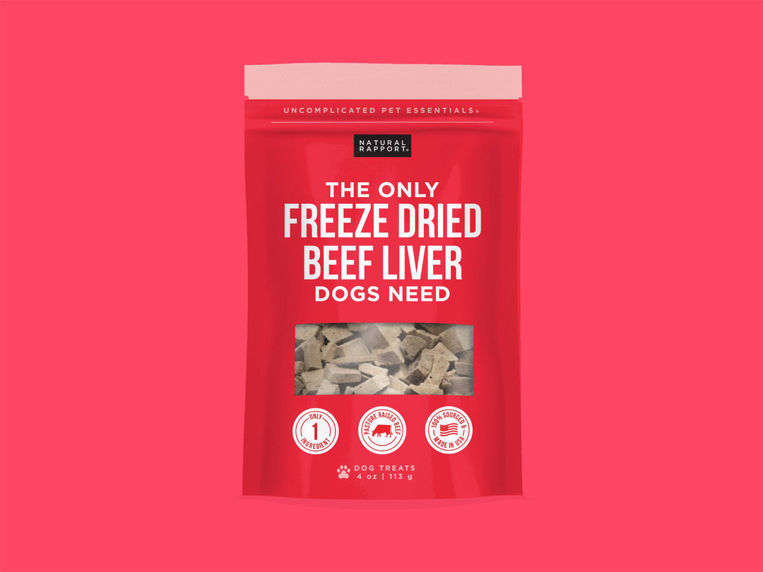 The Only Freeze Dried Beef Liver Dogs Need
