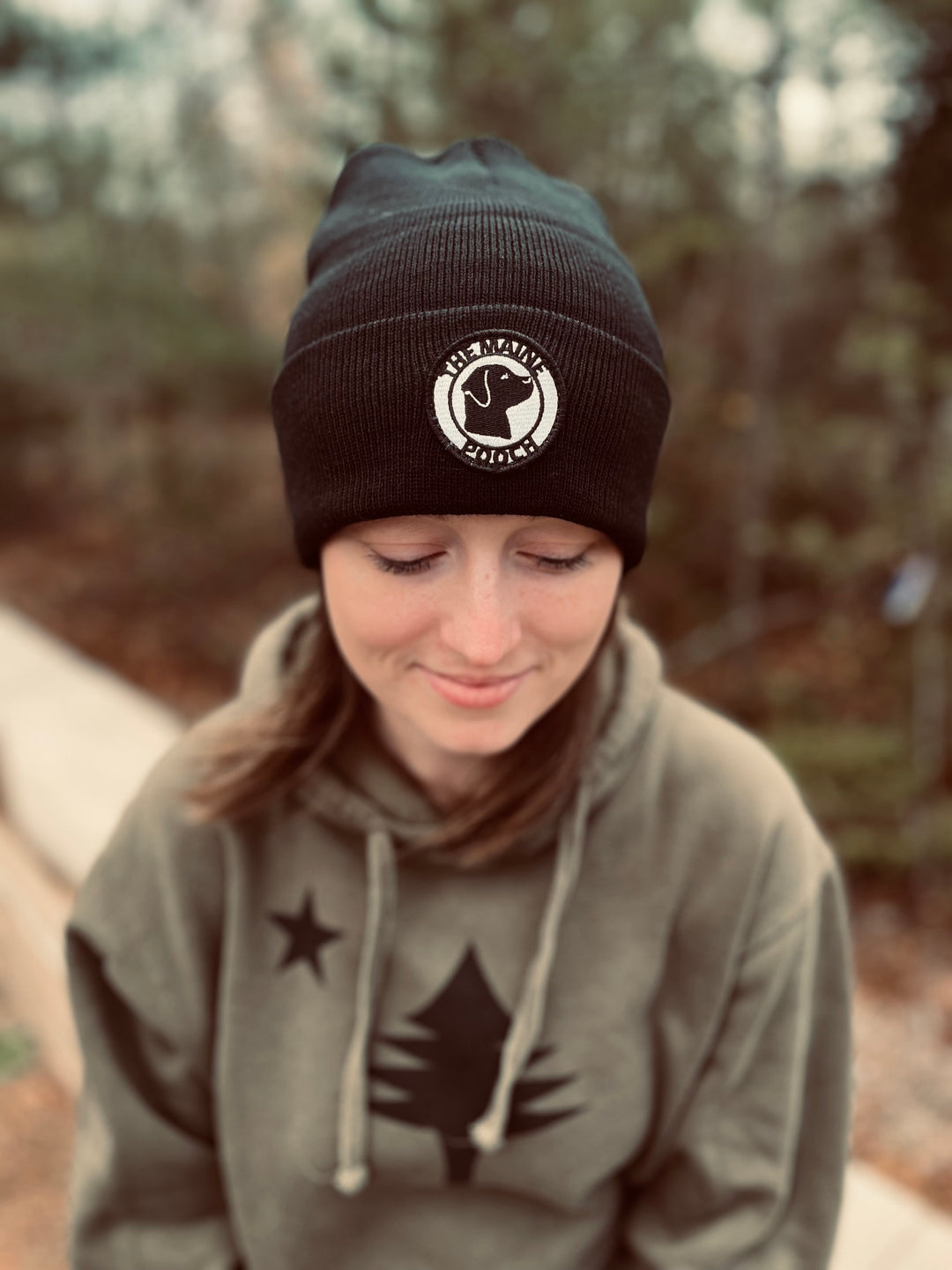 The Maine Pooch Logo Beanie