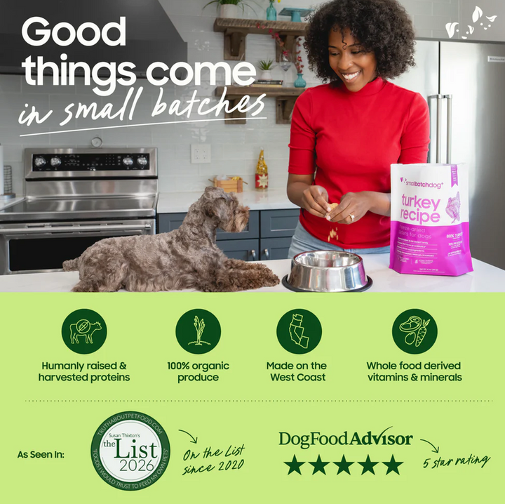 Small Batch Dog Frozen Lamb Patties - 6LBS