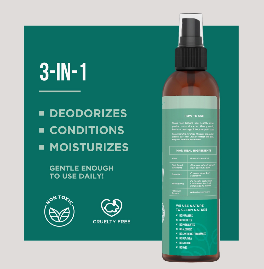 The Only Between Bath Spray Dogs Need - Fir & Vetiver - 8 oz