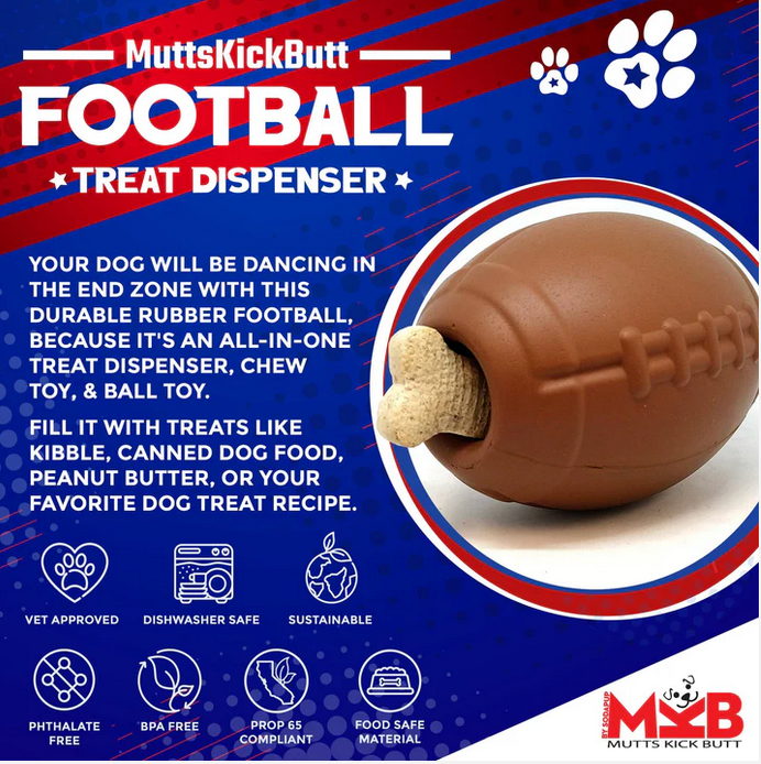 MKB Football - Chew Toy - Treat Dispenser - Large