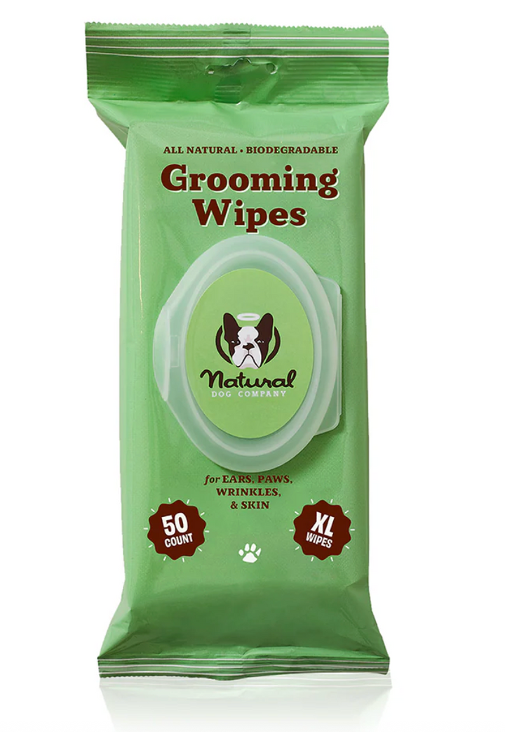 Natural Dog Company - Grooming Wipes - 50 Count