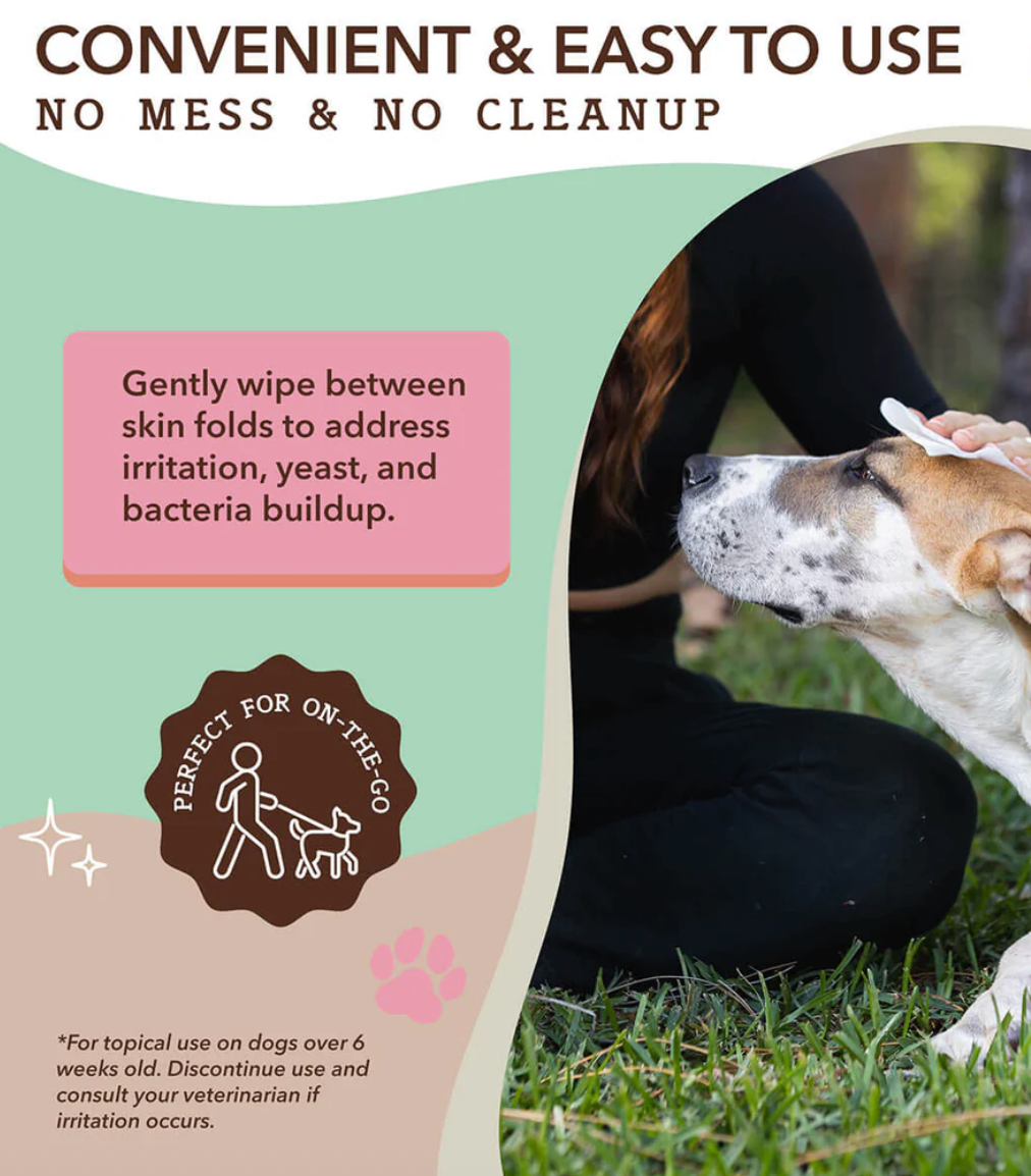 Natural Dog Company - Grooming Wipes - 50 Count