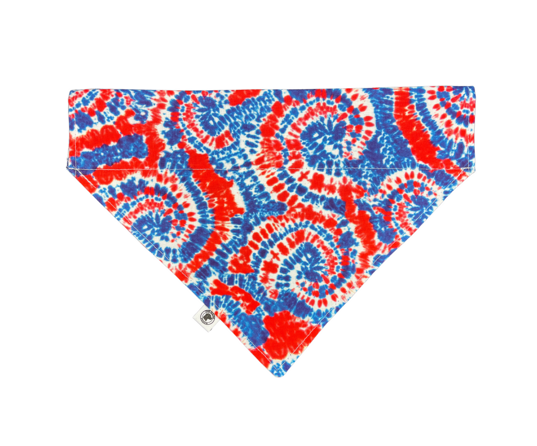 The Patriotic Tie Dye Bandana