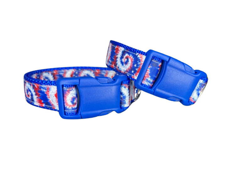 Patriotic Tie Dye Collar