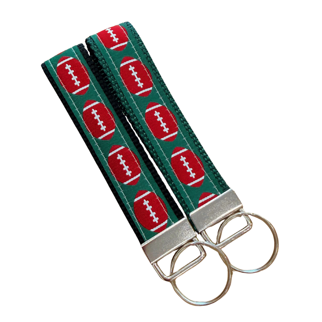 The Football Key Wristlet