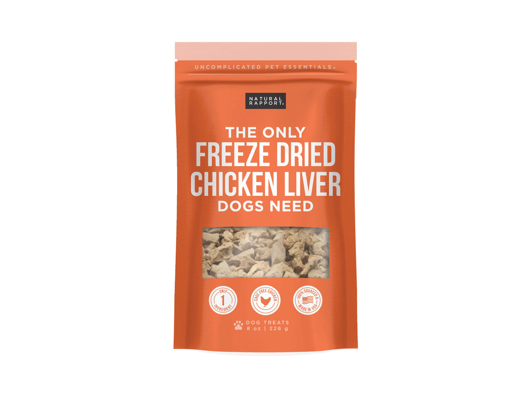 The Only Freeze Dried Chicken Liver Dogs Need