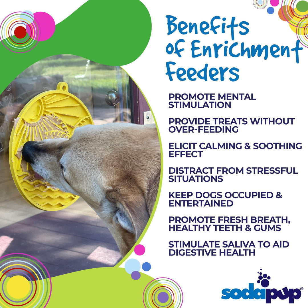 Sun n' Sea Enrichment Lick Mat With Suction Cups