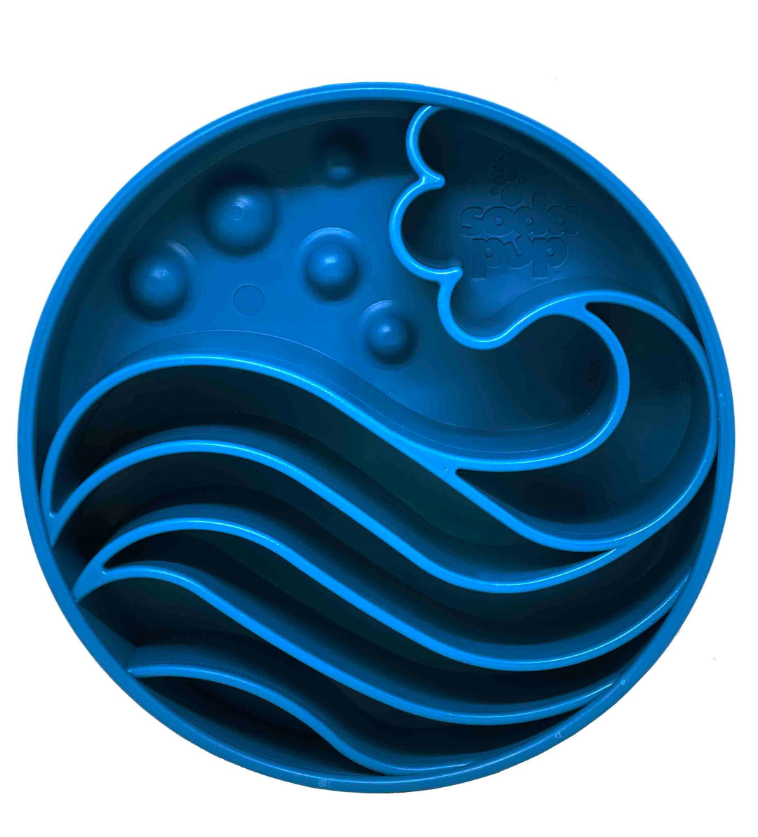 Wave Design Enrichment Slow Feeder Bowl for Dogs