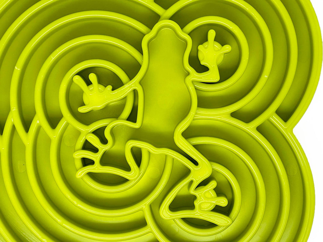 Water Frog Design eTray Enrichment Tray for Dogs - Green