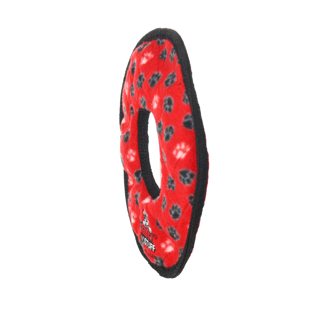 Tuffy No Stuff Ultimate Ring - Red, Squeaky Dog Toy