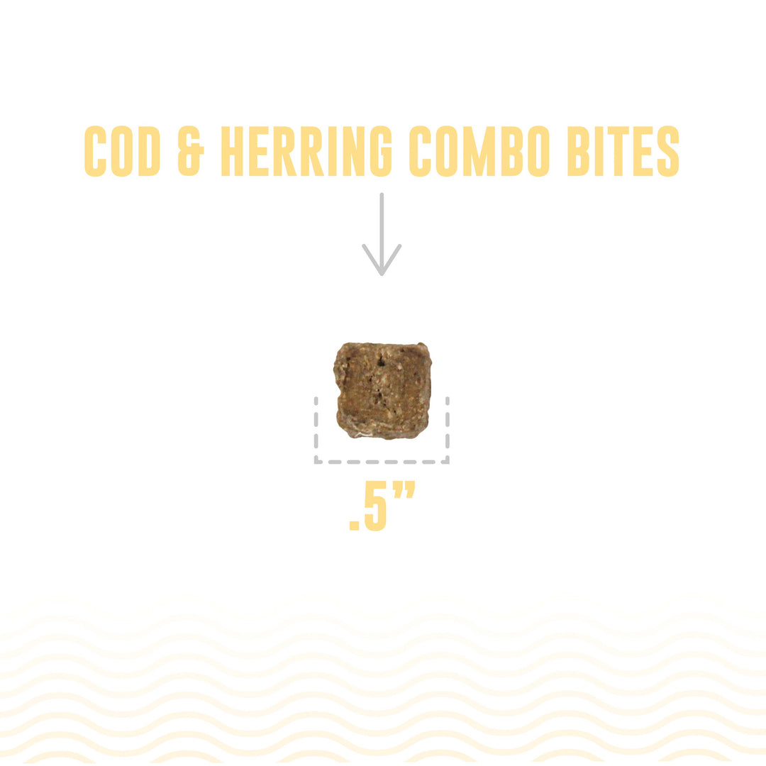 Icelandic+ Cod & Herring Combo Bites Fish Dog Treat 3.0-oz
