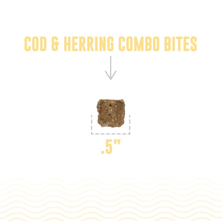 Icelandic+ Cod & Herring Combo Bites Fish Dog Treat 3.0-oz