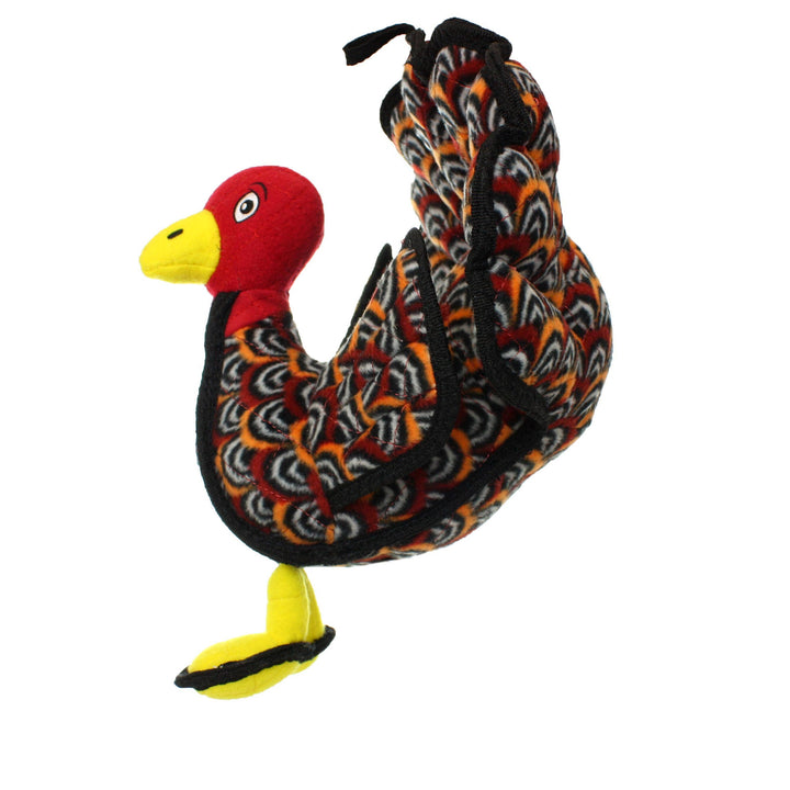 Tuffy Barnyard Turkey, Durable, Tough, Squeaky Dog Toy