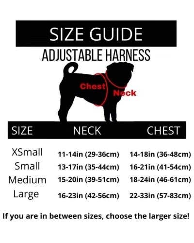 Blue Pupshake Adjustable Harness