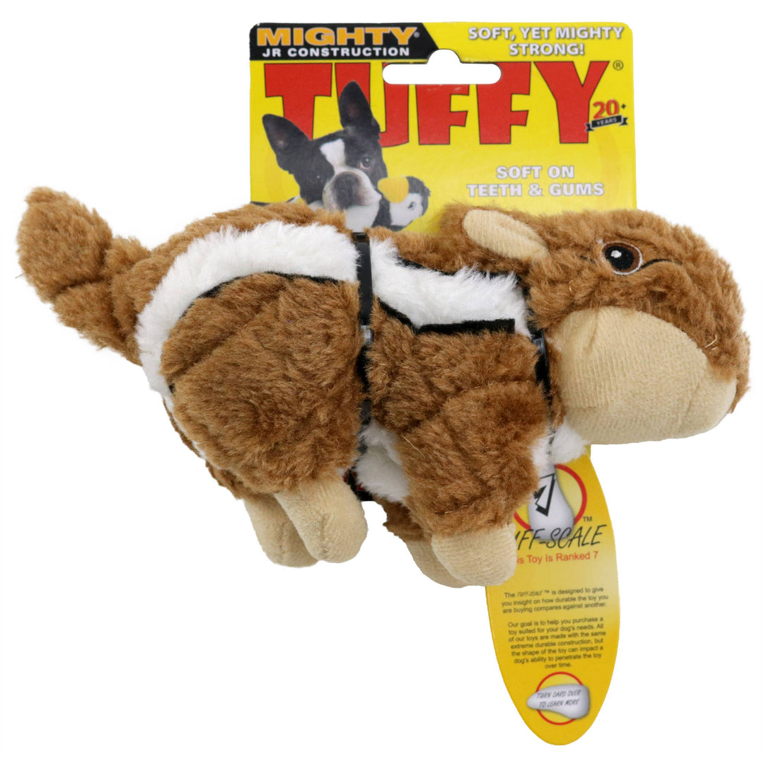 Mighty Jr Nature Chipmunk, Plush, Squeaky Dog Toy