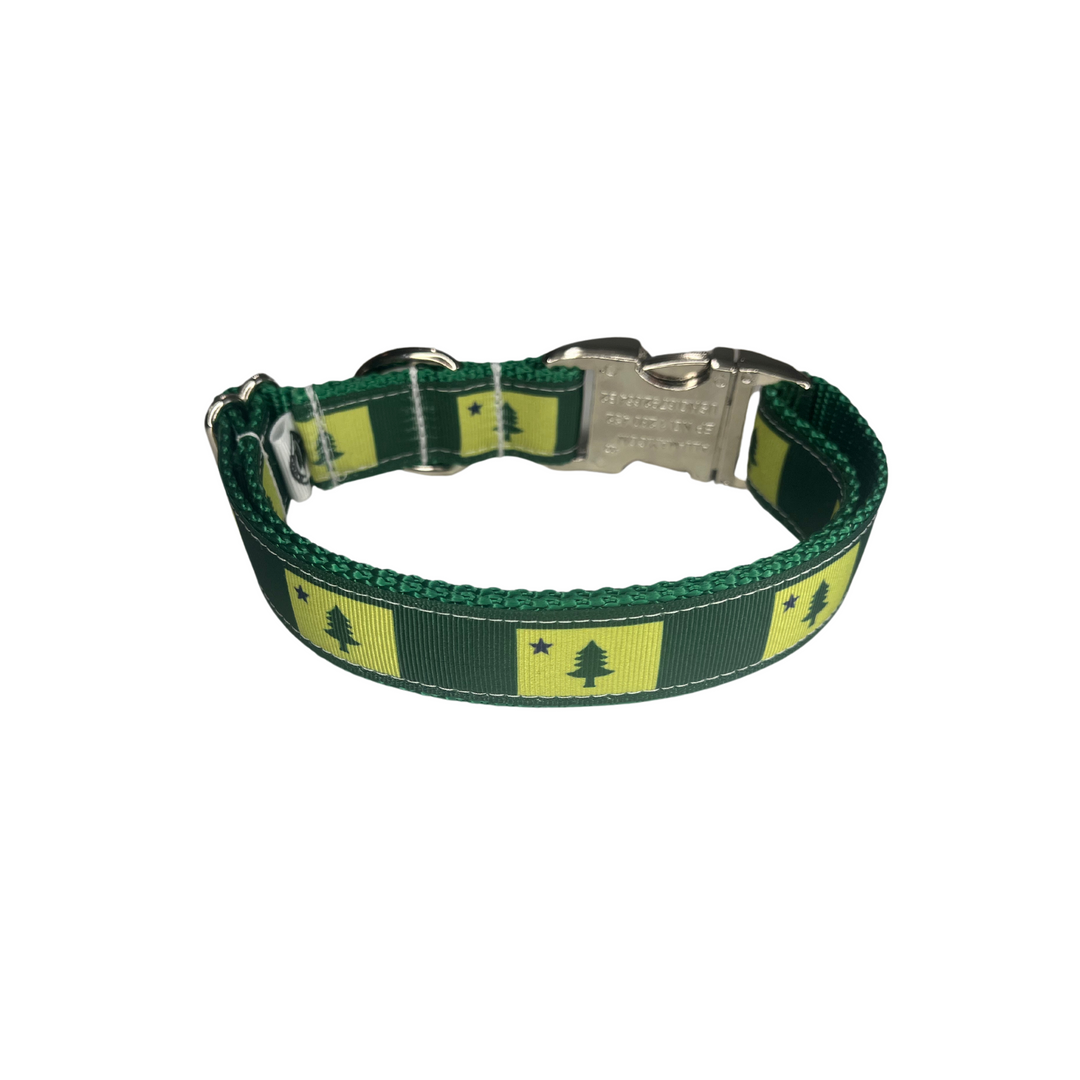 Green Original Maine Flag Collar