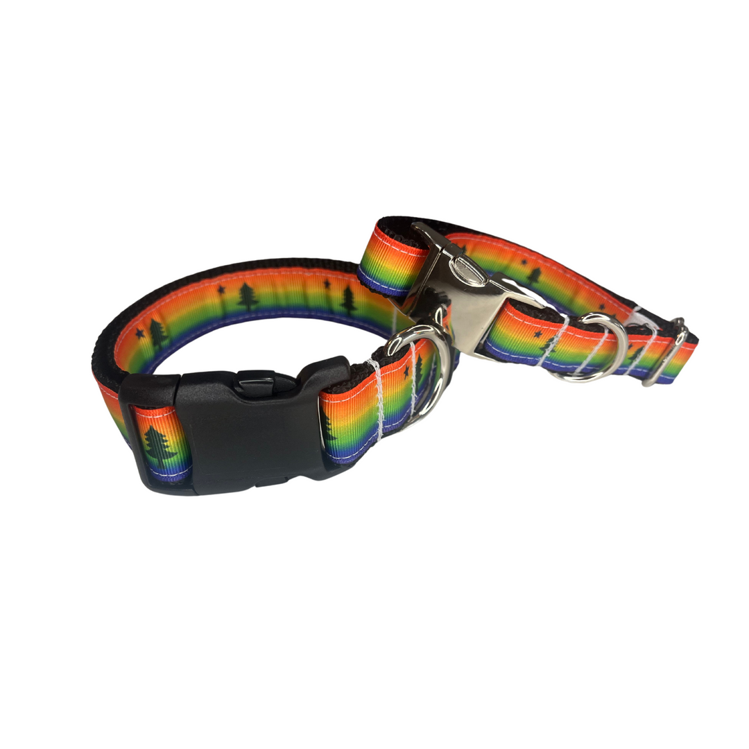 Rainbow Original Maine Flag Collar