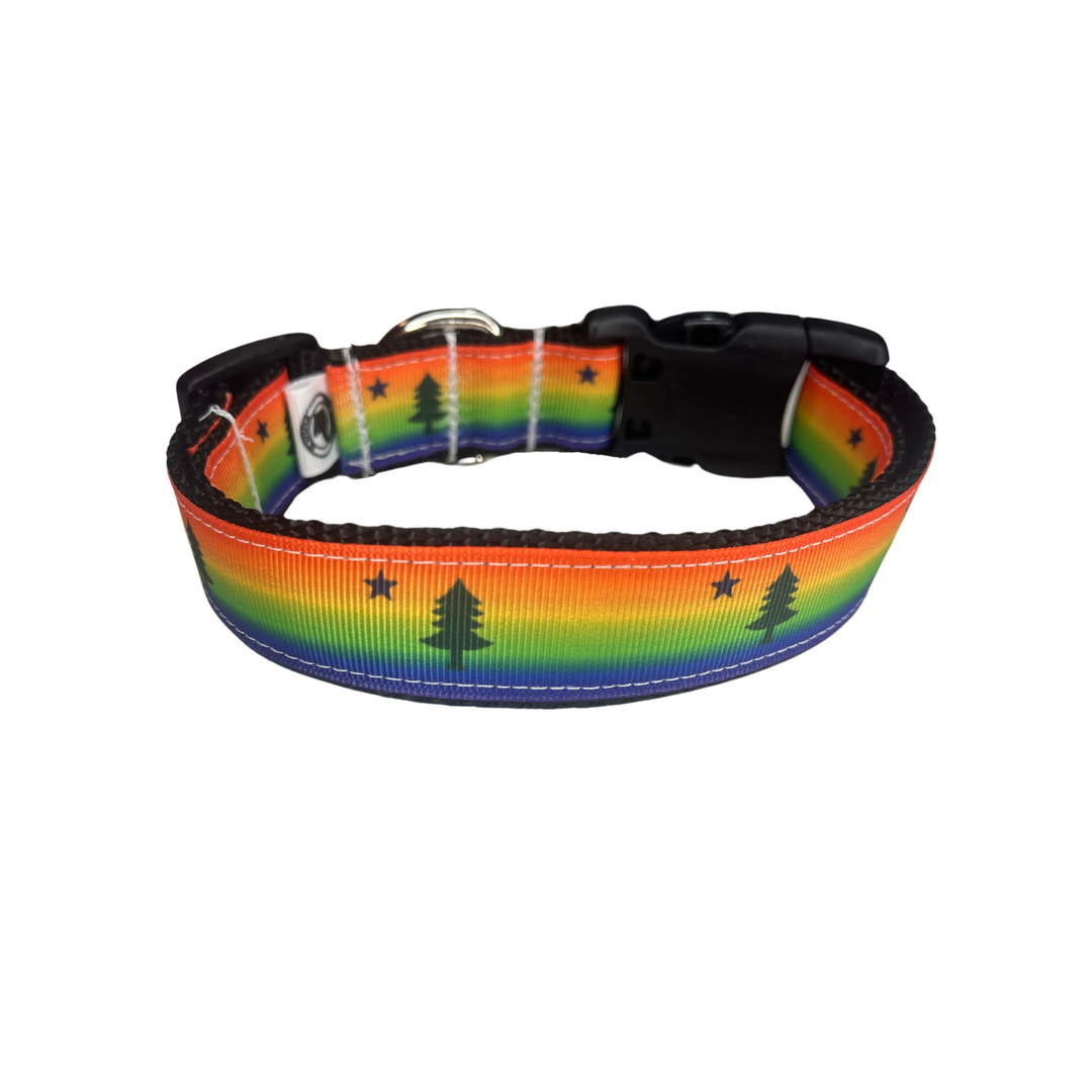 Rainbow Original Maine Flag Collar