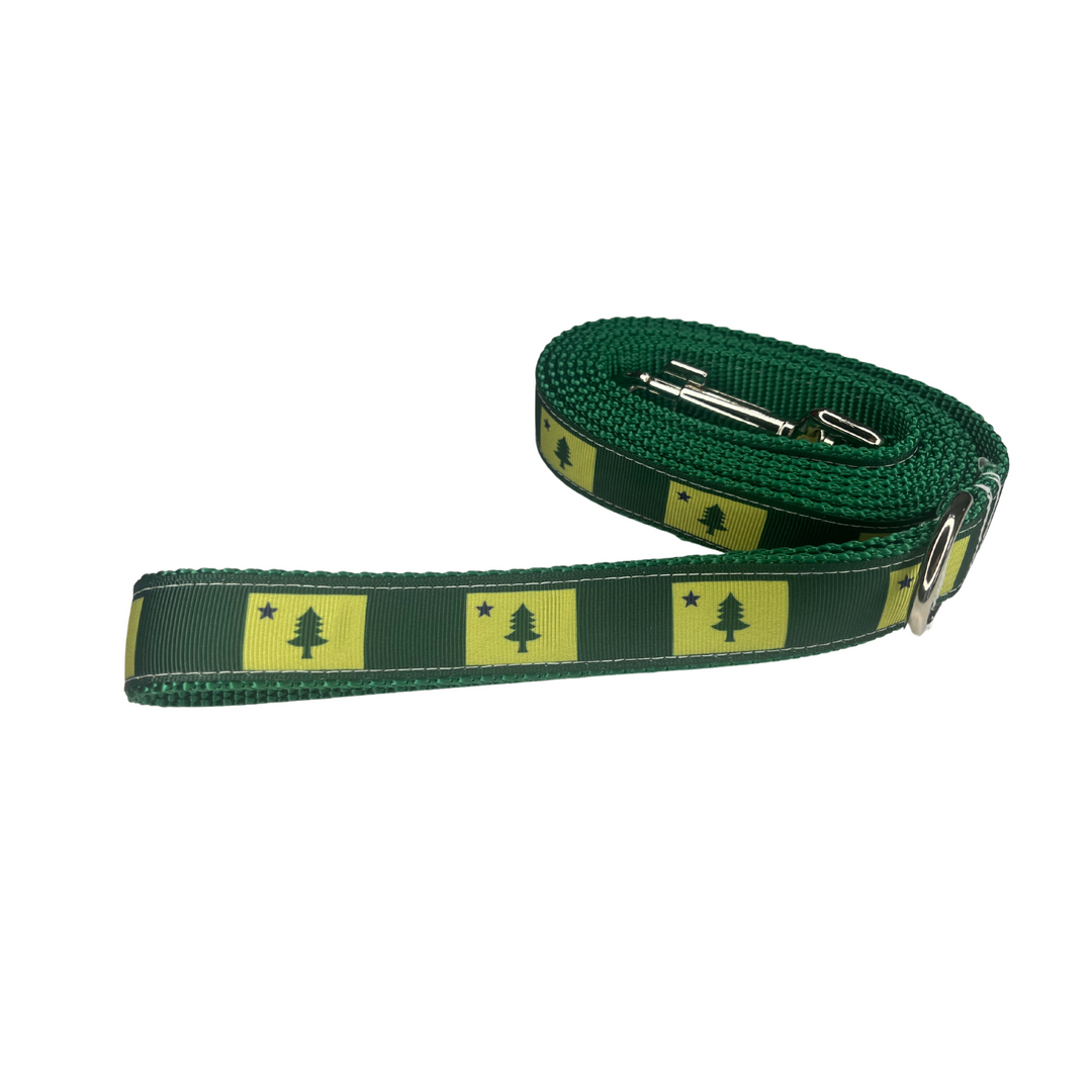 Green Original Maine Flag Leash