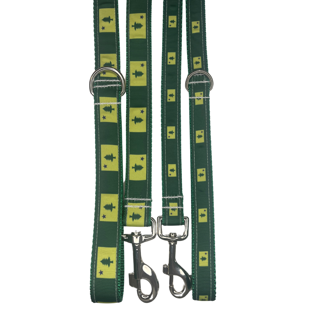 Green Original Maine Flag Leash