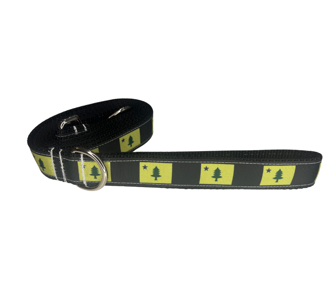 Black Original Maine Flag Leash