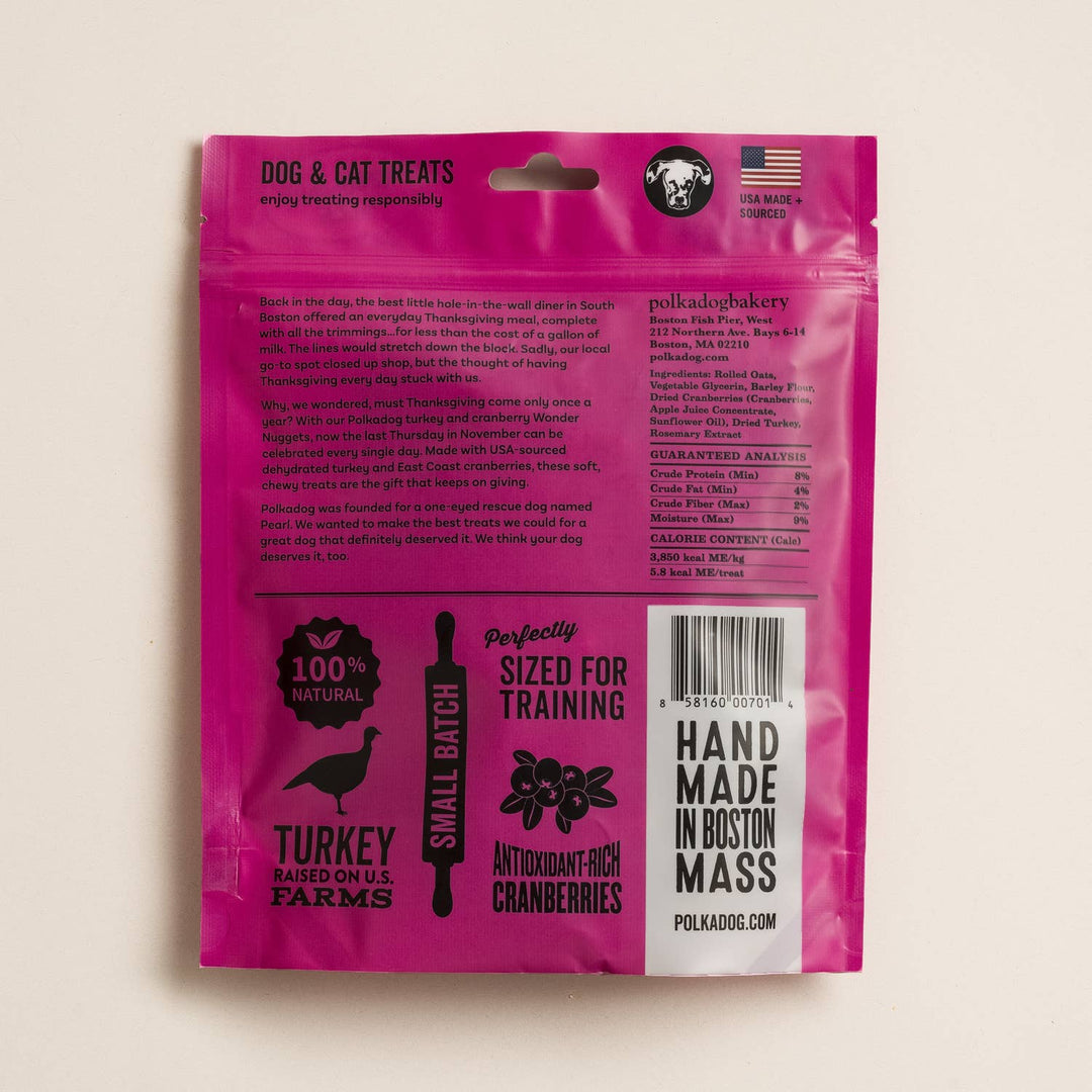 Wonder Nuggets, Turkey & Cranberry - 10oz - Dog Treats