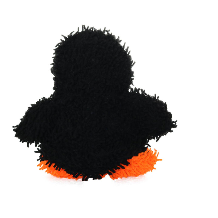 Mighty Microfiber Ball Med Black Penguin, Squeaky Dog Toy