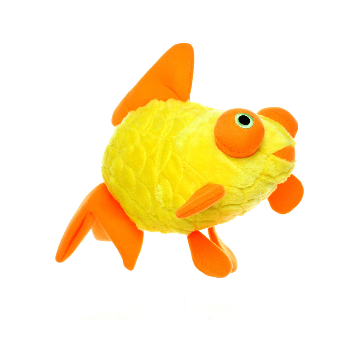 Mighty Ocean Goldfish, Plush, Squeaky Dog Toy