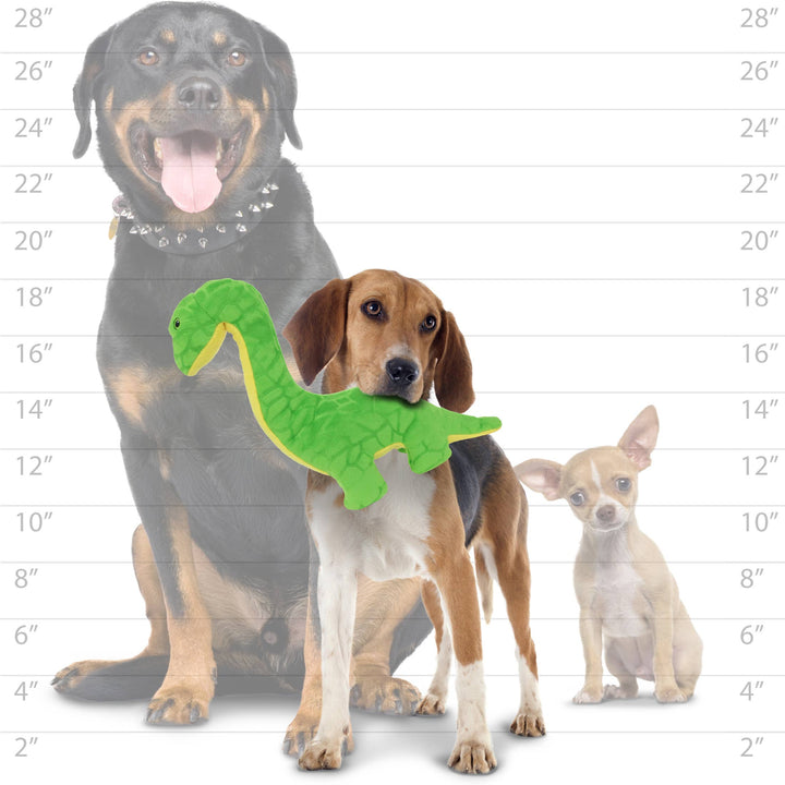 Mighty Dinosaur Brachiosaurus, Plush, Squeaky Dog Toy