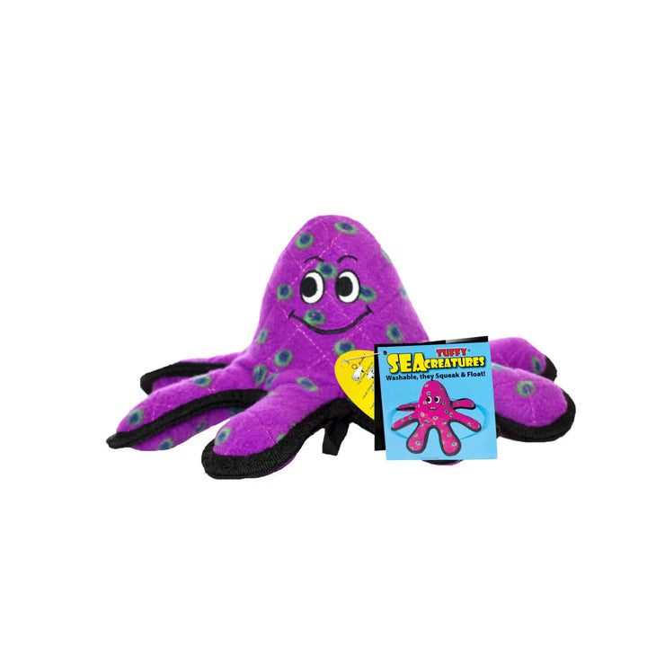 Tuffy Ocean Small Octopus Squeaky Dog Toy