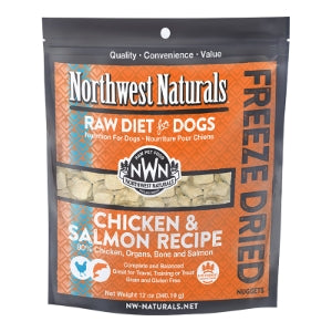 Northwest Naturals Freeze Dried Chicken & Salmon Dog Food - 12 oz