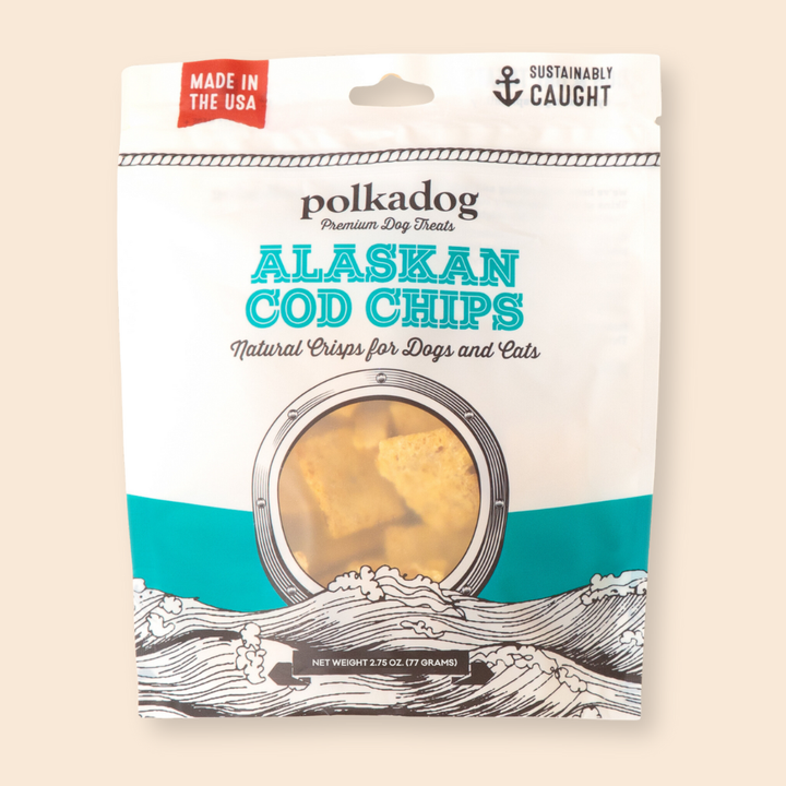 Alaskan Cod Chips - 2.75oz - Dog Treats