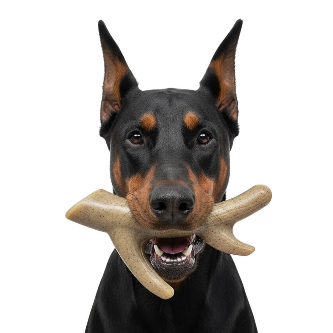 Elk Antler Shaped Dog Nylon Chew Toy