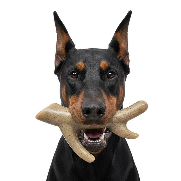 Elk Antler Shaped Dog Nylon Chew Toy