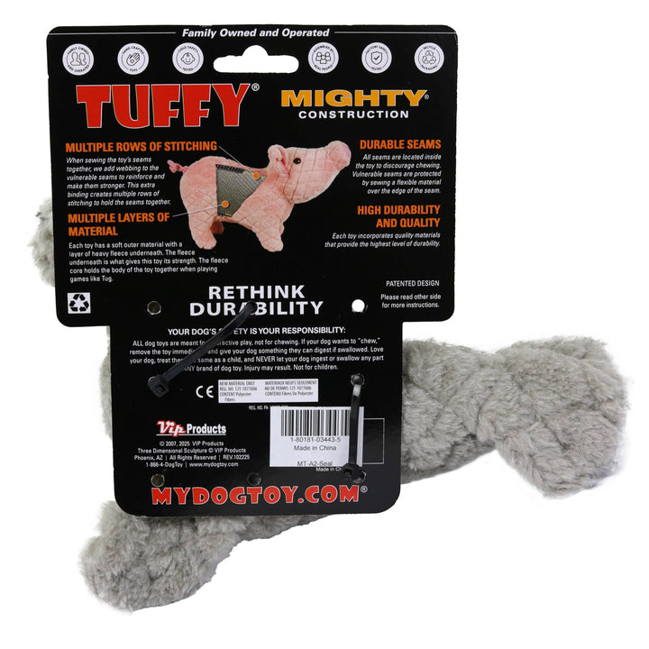 Mighty Arctic Seal, Plush, Squeaky Dog Toy