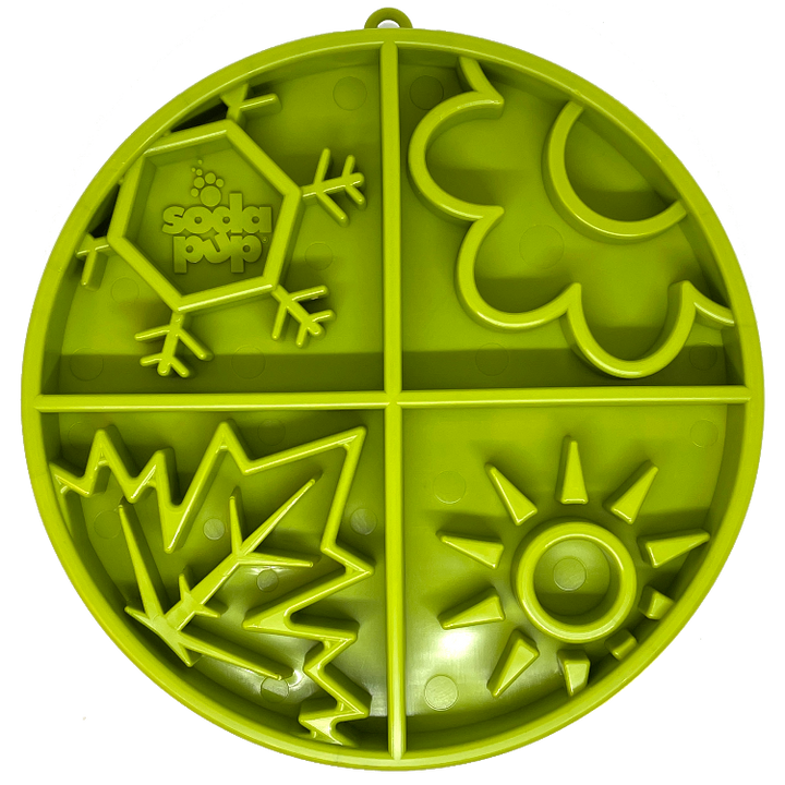 Four Seasons Design Shallow eTRAY Enrichment Slow Feeder Bow