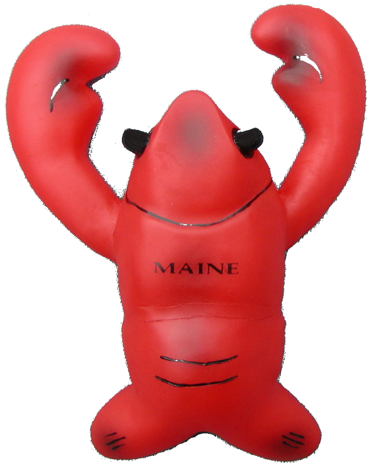 Maine Squeaky Lobster Vinyl Dog Toy