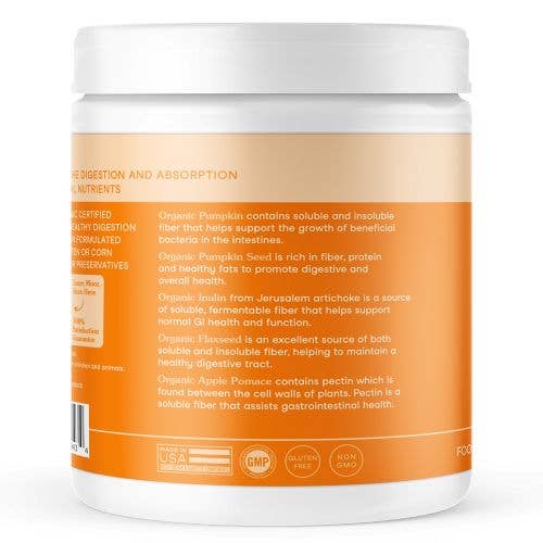 Pumpkin Plus Fiber Support for Dogs and Cats