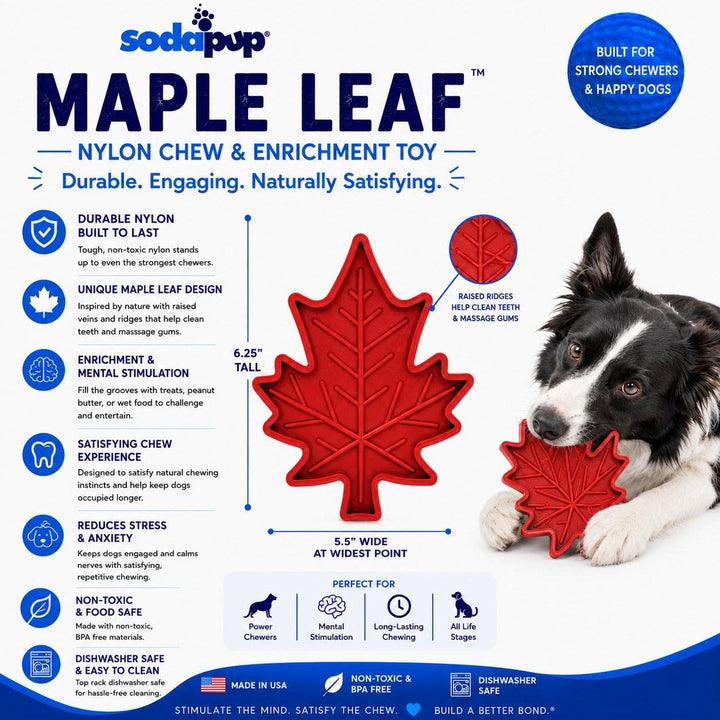 Canadian Maple Leaf Nylon Toy - Red