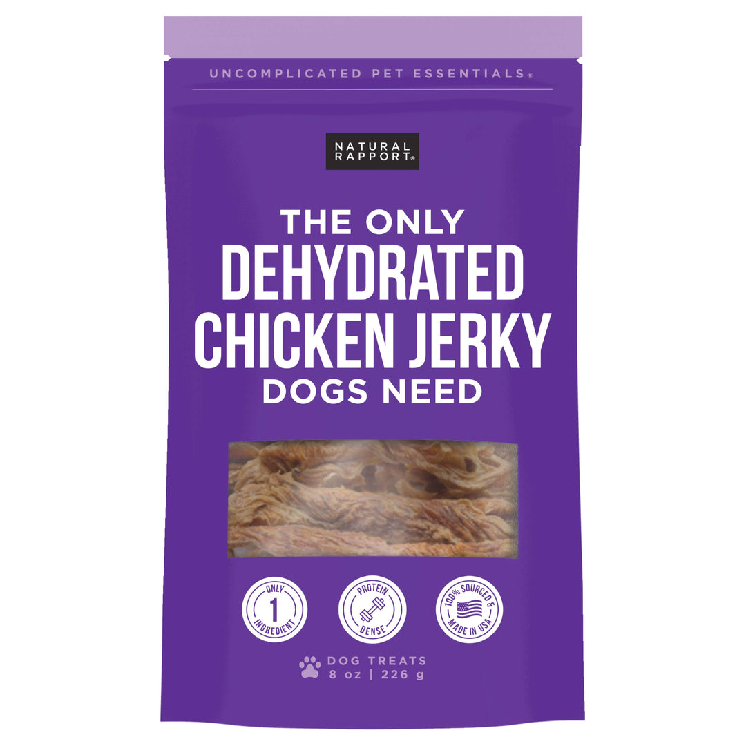 The Only Dehydrated Chicken Jerky Dogs Need