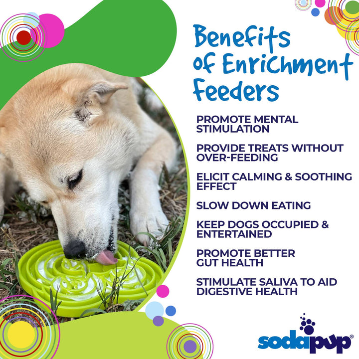 Water Frog Design eTray Enrichment Tray for Dogs - Green