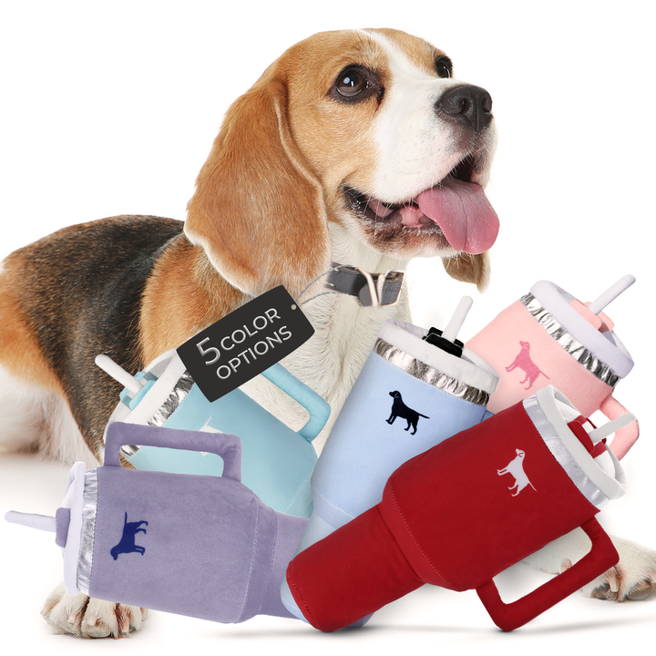 PUPROAR Tumbler Plush Squeaker Dog Toy
